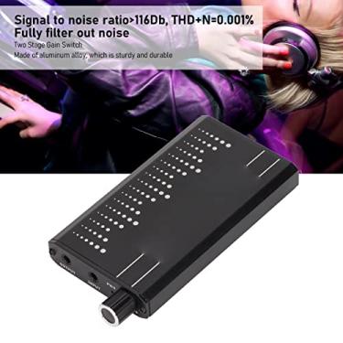 Imagem de Amplificador de fone de ouvido de 3,5 mm, amplificador de fone de ouvido HiFi de dois estágios Redução de ruído para MP4 para computadores para celulares