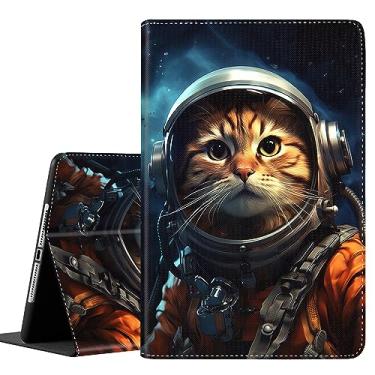 Imagem de Capa para Galaxy Tab S6 Lite 10.4 2022/2020, capa traseira com suporte inteligente despertar/hibernar automática para tablet Samsung Tab S6 Lite de 10,4 polegadas [SM-P610/P613/P615/P619], astronauta
