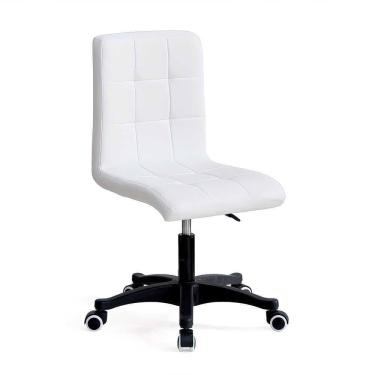 Imagem de Cadeira De Escritório Eiffel Base Giratória Preta Branca