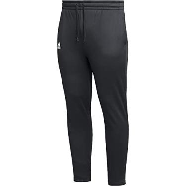 Imagem de adidas Calça feminina afunilada Stadium XLT preto-branco