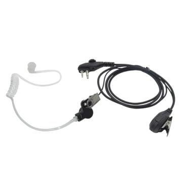 Imagem de JUYODE Fone de ouvido Undercover com microfone para rádio EAM-12 VOX Tubo acústico mãos livres com PTT para rádio Hytera BD502i BD552i PD402i PD482i PD562i TC-508 RCA RDR2500