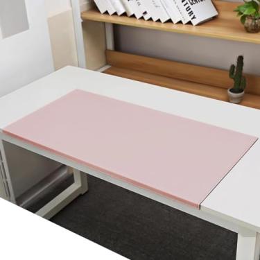 Imagem de Almofada de mesa de couro PU, protetor de mesa grande, tapete de mesa impermeável de 61 x 40 cm, tapete de mesa para laptop, mouse pad antiderrapante multifuncional, para escritório e casa