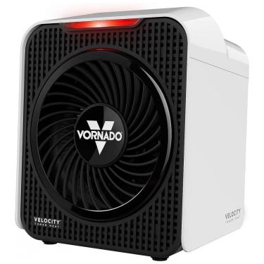Imagem de Aquecedor Elétrico Portátil, 2 Configurações de Aquecimentos e Recursos de Segurança, 110V 750W, VORNADO  Velocity 1R, Branco