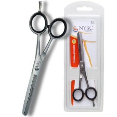 Imagem de Tesoura Cabelo Desbaste 5.5" (14cm) Profissional Aço Inox 28 Dentes NYBC Beauty TCD-512