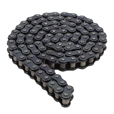 Imagem de Corrente de scooter elétrica, corrente com ligação de conector, motor de 2 tempos, bicicleta motorizada de ciclo, resistente para corridas de alta potência (Corrente tipo 428)