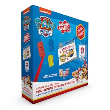 Imagem de Brinquedos Estrela, Livro Patrulha Canina A Parceria Salva o Dia Chase com Massa Estrela, Multicolor