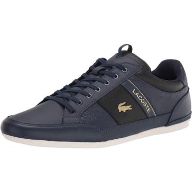 Imagem de Lacoste Tênis masculino Chaymon, Azul marinho/preto, 45