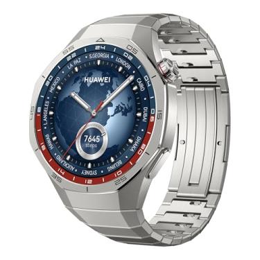 Imagem de Smartwatch, HUAWEI WATCH GT 5 Pro 46mm, Cerâmica e Titânio, Monitoramento Esportivo Profissional, Mapas de Campos de Golfe, Até 2 Semanas de Bateria, Compatível com iOS e Android, Titânio
