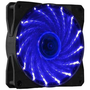 Imagem de Cooler Fan 120mm (12cm) 15 Leds Azul - Xway, Azul