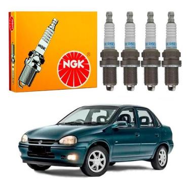 Imagem de Jogo 4 Velas Ignição Ngk Corsa Sedan 1.0 16v 1999 A 2002