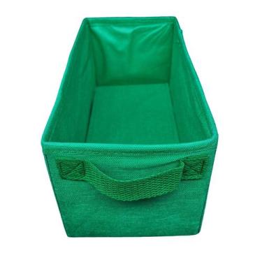 Imagem de Caixa Organizadora 10034verde 14x15x28 Verde 10034 - ALVES & CAMPOS MO