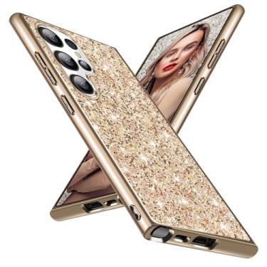 Imagem de Capa para celular Galaxy S24 Ultra para Samsung S24 Ultra, mulheres, meninas, luxuosa, brilhante, brilhante, bonita, capa para Samsung Galaxy S24 Ultra, à prova de choque, antiarranhões, capa fina de