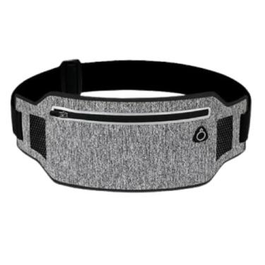 Imagem de Pochete Corrida Impermeavel Slim Fitness Para Celular Academia Cartucheira Masculina Feminina Doleira Transversal (Cinza)