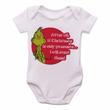 Imagem de body nenê criança roupa bebê The Grinch  - Empório Dutra, GG  (9-13 Me