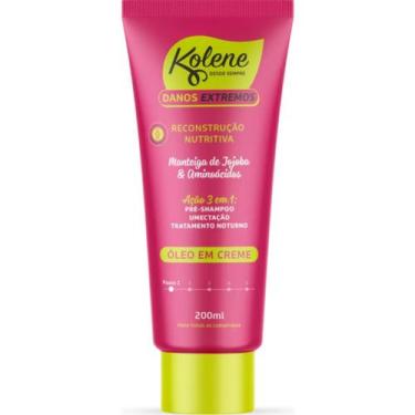 Imagem de Óleo em Creme Kolene Danos Extremos Reconstrução Nutritiva 200ml