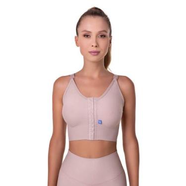 Imagem de Sutiã Pós Cirurgia Prótese de Silicone Alça Fina 100 Rigel, Nude, PP