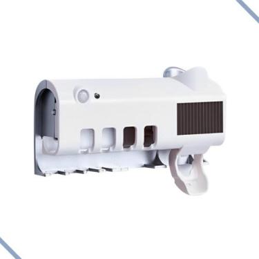 Imagem de Porta Escova De Dentes Esterilizador Ultravioleta Dispenser Sensor  Pa