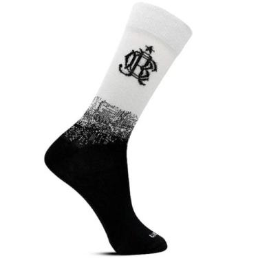 Imagem de Meia Masculina Esportiva Botafogo Cano Médio Algodão Rikam 73500, Bota