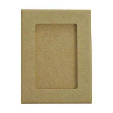 Imagem de Porta Retrato para Fotos 10x15 com Fundo Removivel Kit 3un Mdf Madeira
