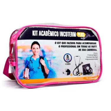 Imagem de Kit Acadêmico Plus KA120 - Incoterm , Pink