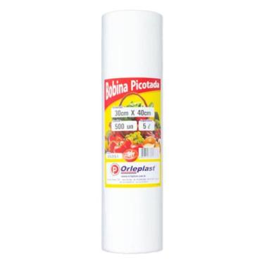 Imagem de 500 Saco Plástico Picotado p/ Freezer 5 Litros em Bobina - AAZ