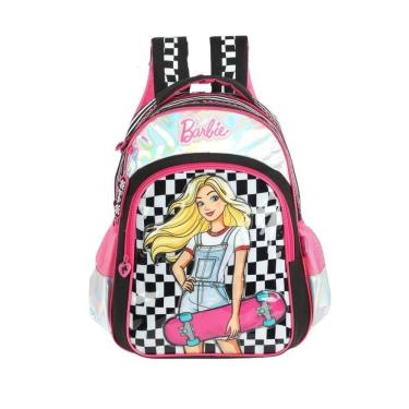 Imagem de Mochila De Costas Preta Barbie Luxcel