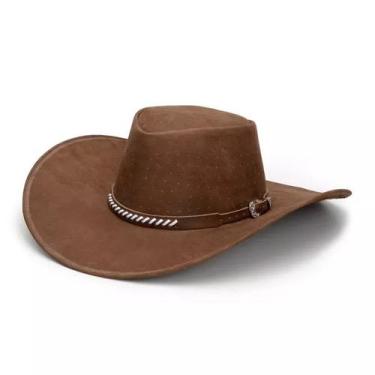 Imagem de Chapéu Estilo Cowboy de couro Nobuck - 8 Segundos, M