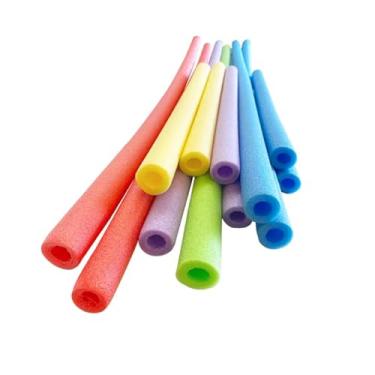 Imagem de Kit 4 Boia Macarrão Piscina Flutuador Com Furo Espaguete para praia ou piscina unissex