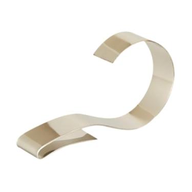 Imagem de Ｂｅｓｇａ Suporte de exibição de cinto Organizador de cinto Organizador de armário curvo Suporte de cinto Suporte de cinto para uso doméstico no quarto Loja, Argento