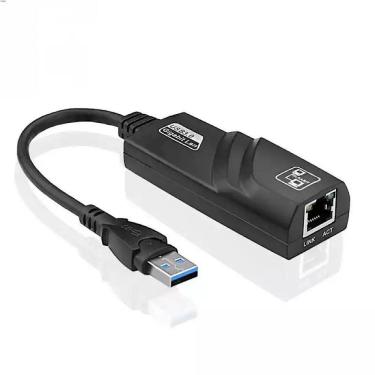 Imagem de Cabo Adaptador Ethernet Usb 3.0 Rede Gigabit Rj45 1000Mb/S