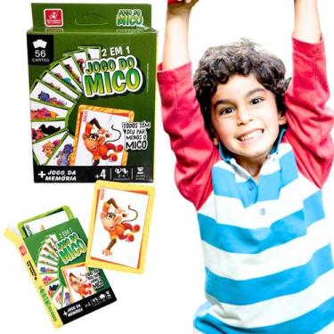 Imagem de Jogo do Mico Infantil Divertido Cartas Memoria - Brincadeira de Crianç