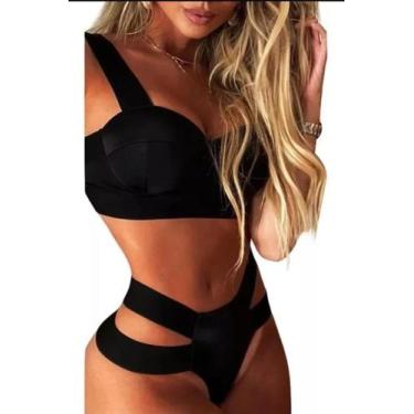 Imagem de Biquini Neon Tiras Grossa Modelo Das Gringas Fio Duplo - Rv Modas, Pre