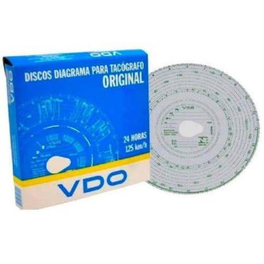 Imagem de Disco tacografo diario 125km - vdo 14024005f