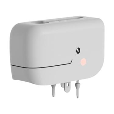 Imagem de Ioensy da do banheiro Segura de Taça Segura Fácil de Instalar Protetor de Banho para Bebê para Bacia do Banco, Cinza