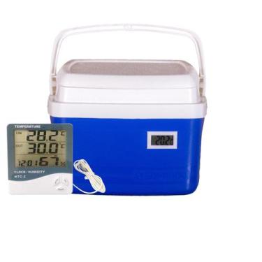 Imagem de Kit Caixa Térmica 5 Litros Eps  1 Termo Higrômetro Digital LCD HTC 2 -