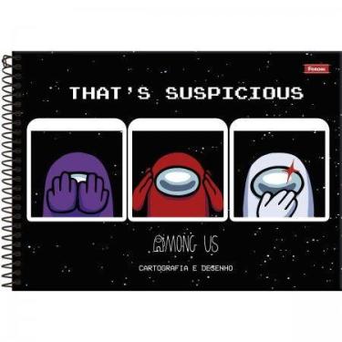 Imagem de Caderno de desenho among us - Foroni