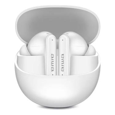 Imagem de Fone De Ouvido Eardbud Aiwa Aws-eb-04w Bluetooth Ipx4 Branco
