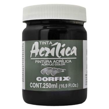 Imagem de TINTA ACRÍLICA CORFIX 250ML GR-I AVULSO PRETO 065