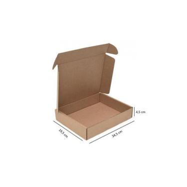 Imagem de Kit de Caixas de Papelão Correios Montável(345x195x45mm) - Torre Forte