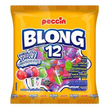 Imagem de Pirulito Blong 12 Sortido - 600g - Peccin