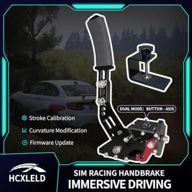 Imagem de HCXLELD Sim Racing Handbrake, G29 G923 T300 Racing Wheel Compatible with PS4/PS5, G920 G923 TX Racing Wheel Compatible with XBOX Series X/S, XBOX One, and included table clamp