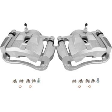 Imagem de SCITOO Conjunto de pinças de freio a disco 19B3434 19B3435 com suporte adequado para Pontiac Vibe 2009-2010, Scion xD 2008-2014, Toyota Corolla 2009-2018, Toyota Matrix 2009-2014