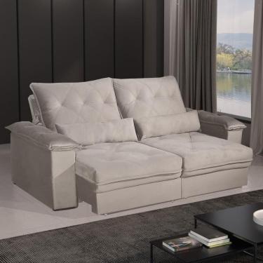 Imagem de Sofá 4 Lugares 2,50m Retrátil e Reclinável West Bom Pastor