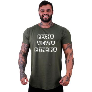 Imagem de Camiseta Longline MXD  Fecha A Cara E Treina Masculina-Masculino