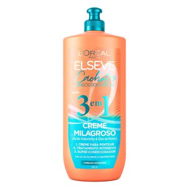 Imagem de Creme Milagroso 3 em 1 L'Oréal Paris Elseve Cachos Longos dos Sonhos, 500ml