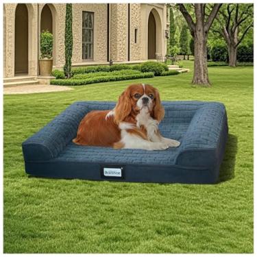 Imagem de BALANCE Cama ortopédica para cães, sofá de espuma de ovo para dormir, sofá para animais de estimação com capa removível lavável e parte inferior antiderrapante, cama confortável para cães pequenos,