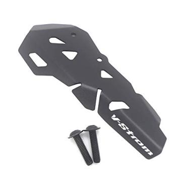 Imagem de Acc-Creativity Tampa da bomba de freio do freio mestre do freio traseiro da motocicleta compatível com SUZUKI V-STROM DL1050A DL1050XT 2020 (preto)