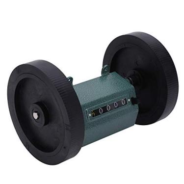 Imagem de Contador de Metros de Comprimento de 5 Dígitos, Borracha de Aço Inoxidável Z96-F, Meça Têxtil, Impressão e Couro Artificial Com Mecanismo de Redefinição Zero, para Transmissões