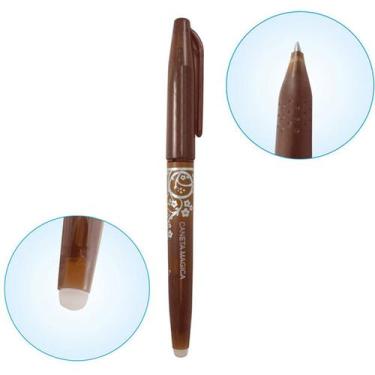 Imagem de Caneta Apagavel Magica Fantasminha Apaga Calor Marrom - De Acordo com 