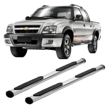Imagem de Estribo S10 1996 A 2008 2009 2010 2011 Cromado Cab Dupla - Solar